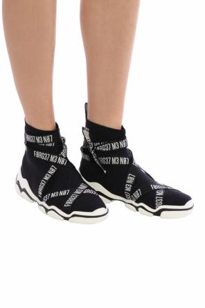 High-top sneakers with knit-sock, zdjęcie 2 High-top sneakers with knit-sock od Red Valentino